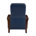 Navy Genuine Leather