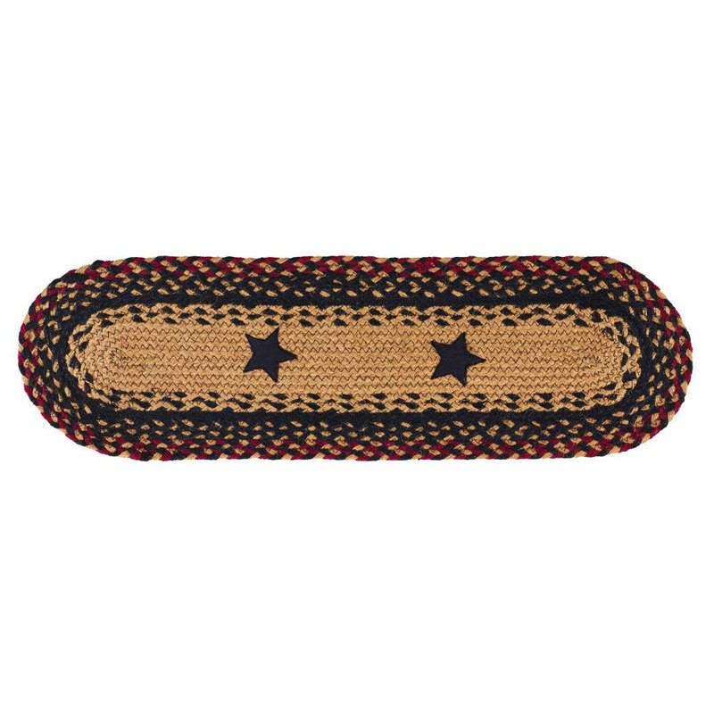 Tapis Caparrelli, Noir / beige / vin