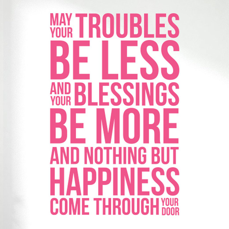 Wall Decal, Large, Pink