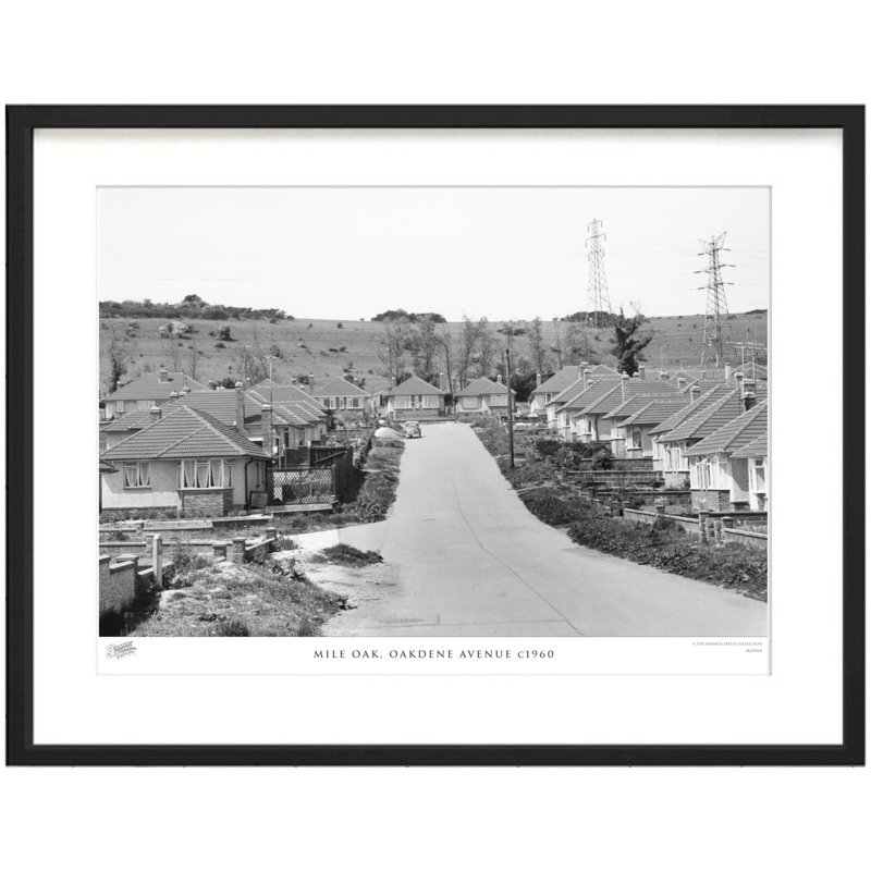 Mile Oak, Oakdene Avenue C1960 by Francis Frith - Single Picture Frame Print, 40cm H x 50cm W x 2.3cm D