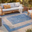 Tapis Fennel moderne à motifs mosaïques abstraits, bleu, gris, or, crème, ivoire, lavable à la machine, antidérapant, à poils courts, pour l'intérieur et l'extérieur, adapté aux animaux domestiques, idéal pour le salon, la chambre, la salle à manger, l'entrée, le couloir ou le bureau.-911196672