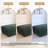 Upholstered Green Faux Rabbit Fur Flannel Rectangle Ottoman, Single Ottoman Modular Part For Sectional Sofa-2109808848