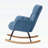Ergonomic Tufted Glider Rocking Chair