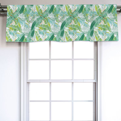 Sateen Ruffled Window Valance