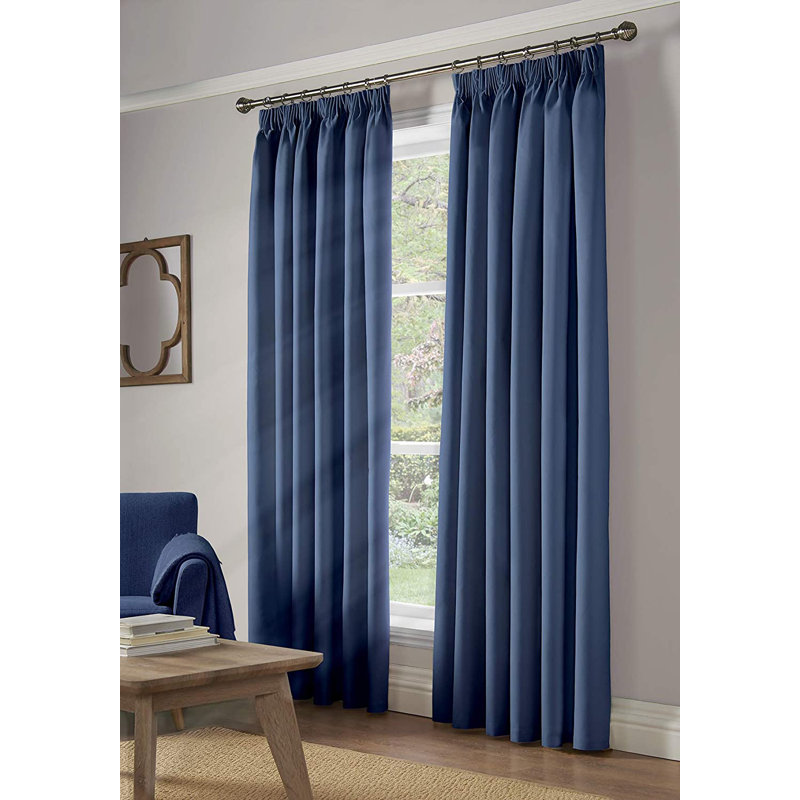 Beauvallon Blackout Thermal Curtains, Ochre, 104 W x 183 D cm