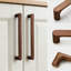 Natural Wood Cabinet Handles, Round Single Hole Drawer Pulls For Kitchen Cabinets And Wardrobes, Modern Minimalist Design With Smooth Finish-125138557-125138563-125138562