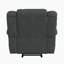 Fauteuil inclinable transitionnel en chenille de 42 po Eany avec glissement en douceur et garniture cloutée