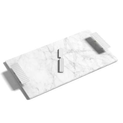 Striations Cheeseboard & Knife Set
