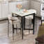 Industrial Tall Square Bar Table
