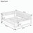 Low Profile Wooden Kids Platform Bed with Safety Guardrails, Detachable Side Rails for Boys and Girls