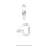 Single Prong Wall Mounted Robe Hook