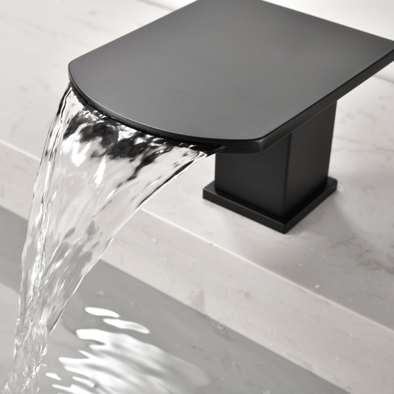 Robinet de salle de bain 3,5 trous 3 trous 3,58 ", robinet de meuble-lavabo encastré avec poignée