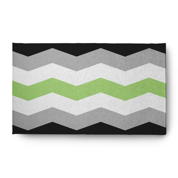 Chenille Chevron Indoor Rug