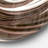 Chocolate and Milk Candy Spiral Design - Modern wall clock-34140758