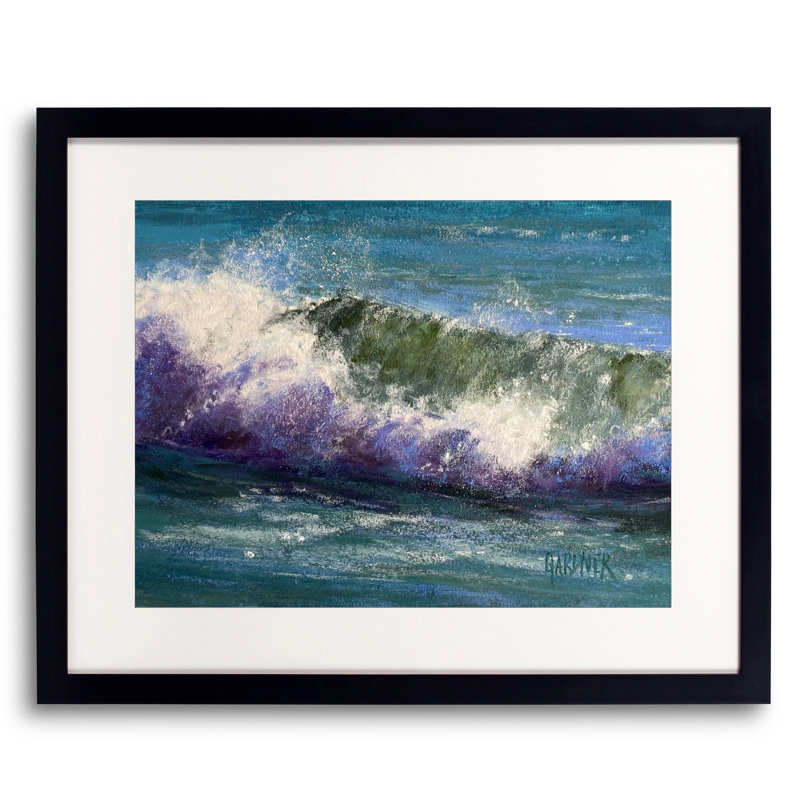 Leaning In Print by Dina Gardner, Black Framed Paper, White, 25.25" H x 31.25" W x 2" D