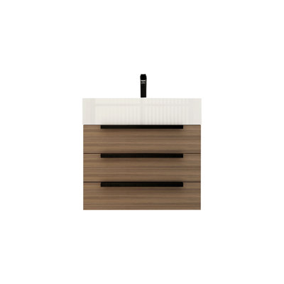 Jessica 23.5'' Single Bathroom Vanity with Acrylic Top