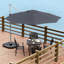 Minga 132'' Cantilever Umbrella
