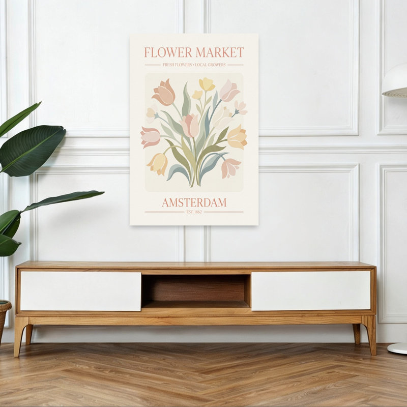 Reproduction d'art mural Amsterdam, 48" H x 32" W