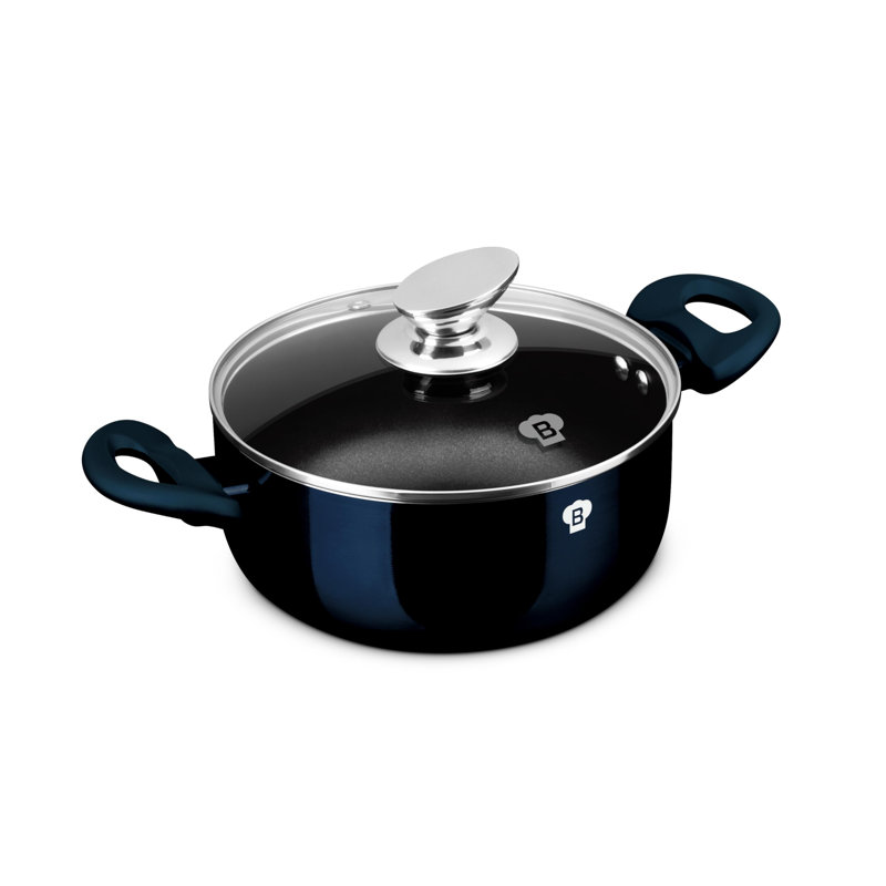1 - Piece Pressed Aluminium Cookware Set, Aquamarine