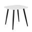 Aspen 5-Piece Casual Dining Set - Square Dining Table & Four Upholstered Diamond Fabric Chairs-308029736-308029734