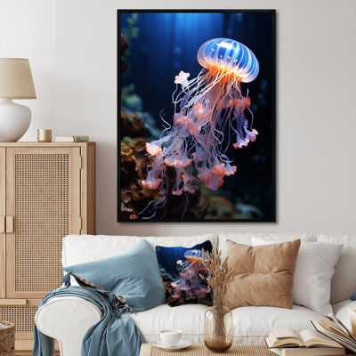 «Jellyfish Luminescent Beauty II - Jellyfish», reproduction sur toile
