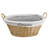 Wicker Laundry Basket with Handles-1390956170