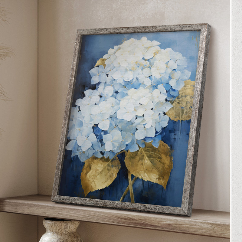 Impression encadrée FLORAL Series XCVI - bois massif, H 11 po x l 9 po