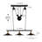 Jaithen 3 - Light Kitchen Island Cone Chandelier