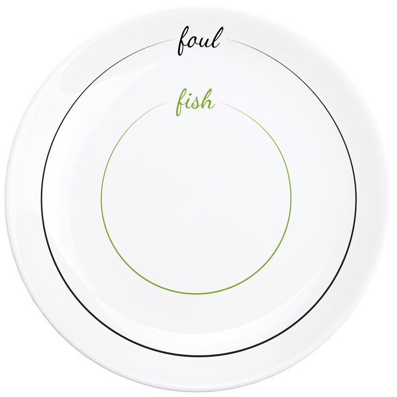 Foul Dinner Plate