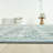 Aldora Glacier Indigo Power-Loomed Cotton Area Rug-70554785