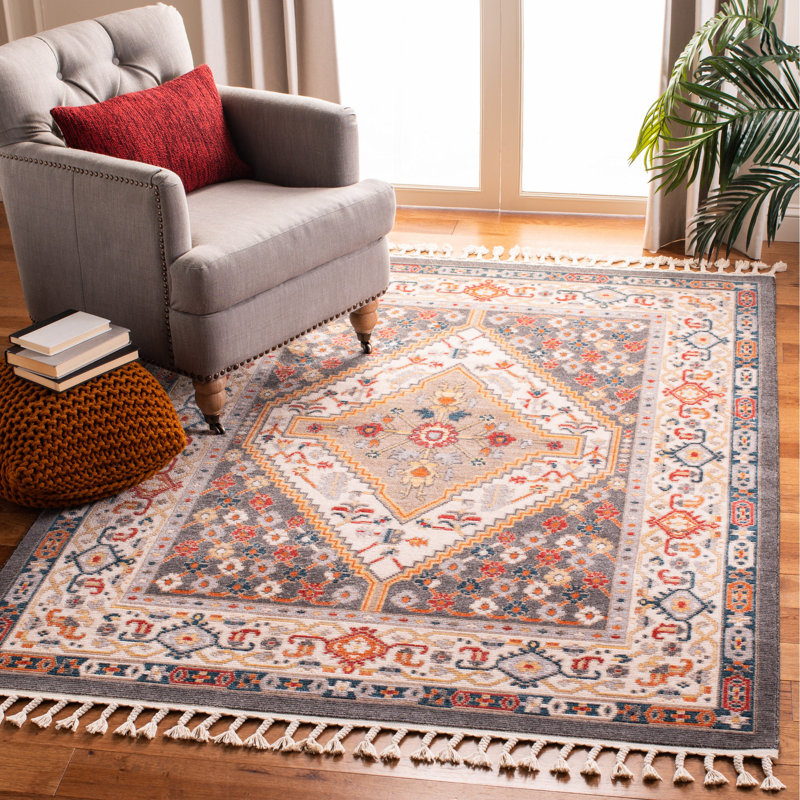 Hamish Performance Oriental Rug, Rectangle 4' x 5'4"