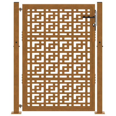 Weathering Steel Gate