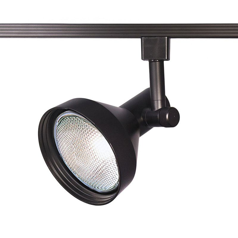 Tête de rail linéaire, Série Lightolier, Noir