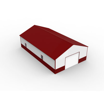 51FT x 31FT Metal Garage Barn Shed – Durable Outdoor Steel Structure  Storage Shed - The customer must have unloading capabilities, such as a forklift or crane