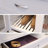 John Louis Home Solid Wood Reach-In Closet System with 5-Drawers and Glass Doors White