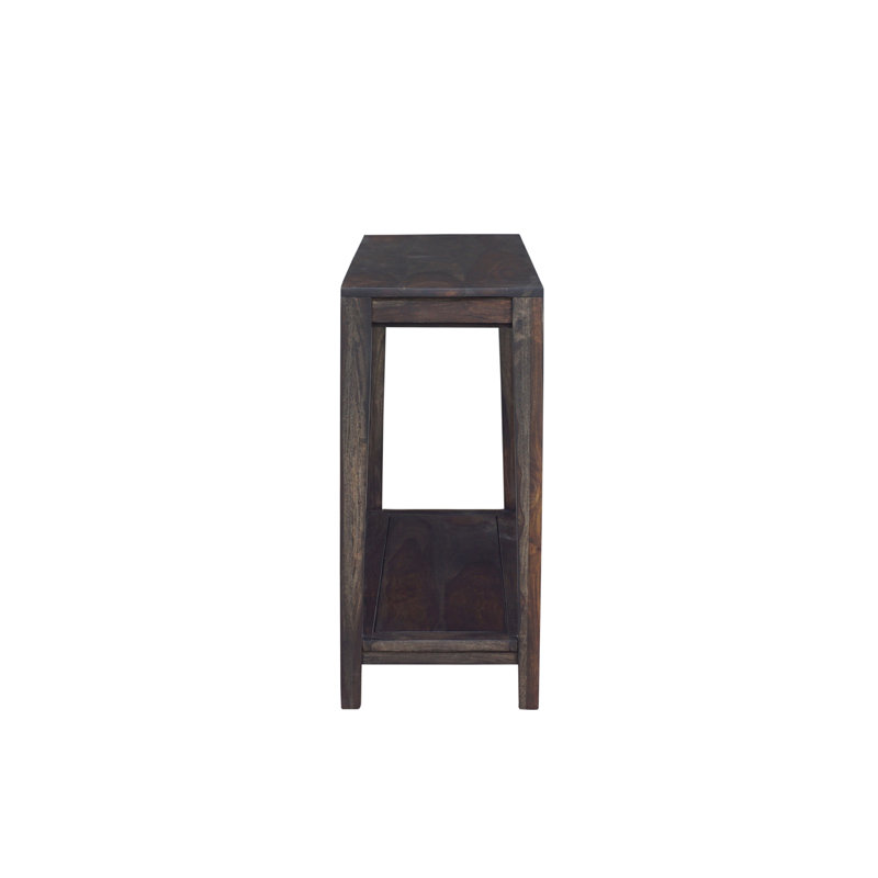 Jacie 50'' Solid Wood Console Table, Dark Brown