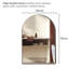 Mood Premium Arch Bathroom Mirror Framed Wall Mounted, Recessed Arched Frame Modern & Stylish-88862959-88862957