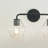 Rooks 17" W 2-Light Dimmable Steel Vanity Light-770460475-770460485