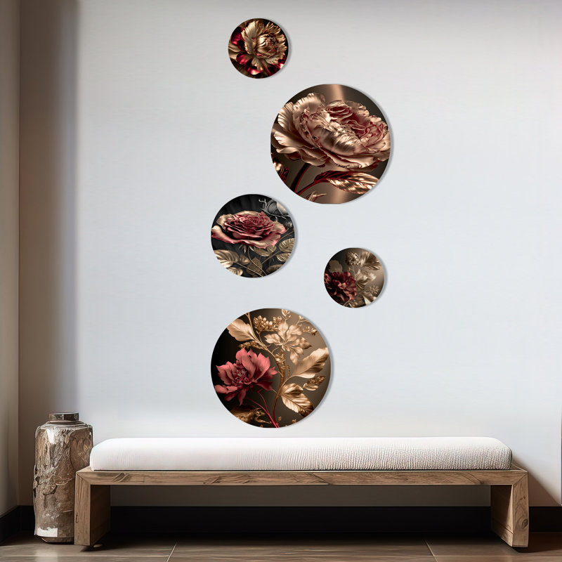 Plants & Flowers Wall Decor on Metal