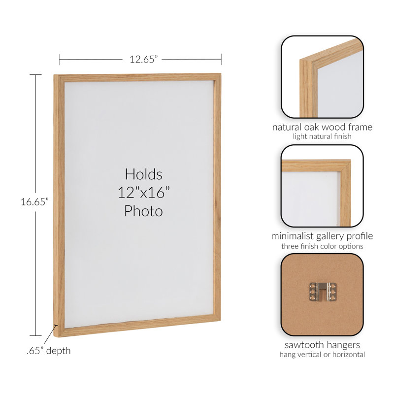 Cadre photo mural moderne Modern, Tanné, L 16 po x H 12 po