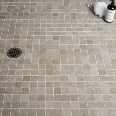 Grava 11.81" x 11.81" Porcelain Mosaic Grid Floor & Wall Tile (0.96 SQFT / Box)
