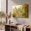 «Beautiful Cactus Garden» par Jean Plout, art mural en métal doré, 24 po x 16 po-1941640727