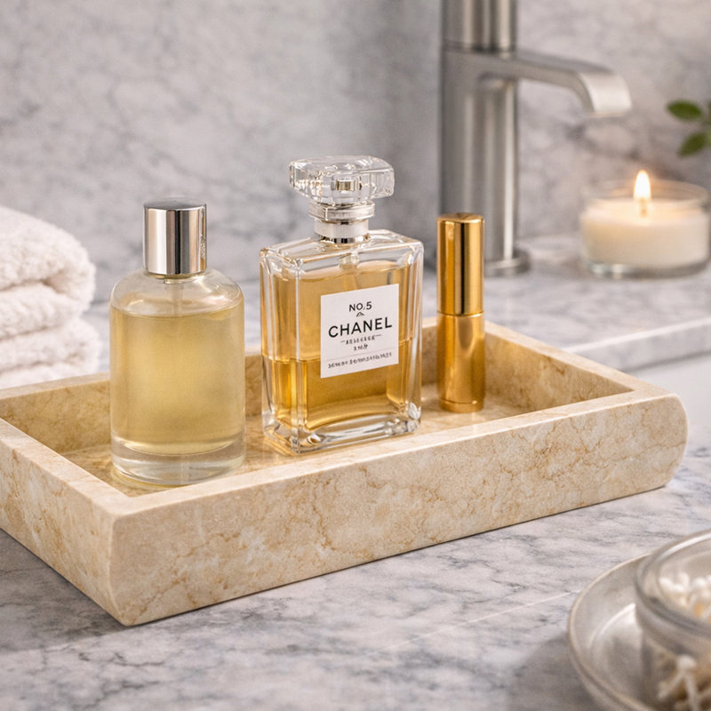 Jolley Marble Bathroom Tray