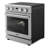 Thor Kitchen 30" 4.8 Cubic Feet Smart Electric Free Standing Range with 4 Burners