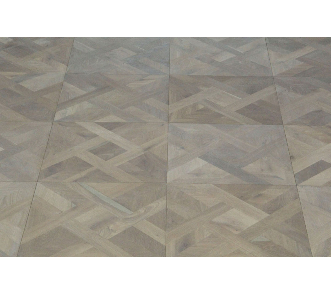 Oak Smoked,White Oiled Versailles Panel Engineered Flooring