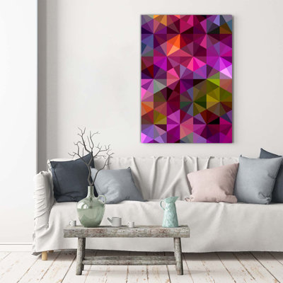 Waves Abstraction - Wrapped Canvas Print