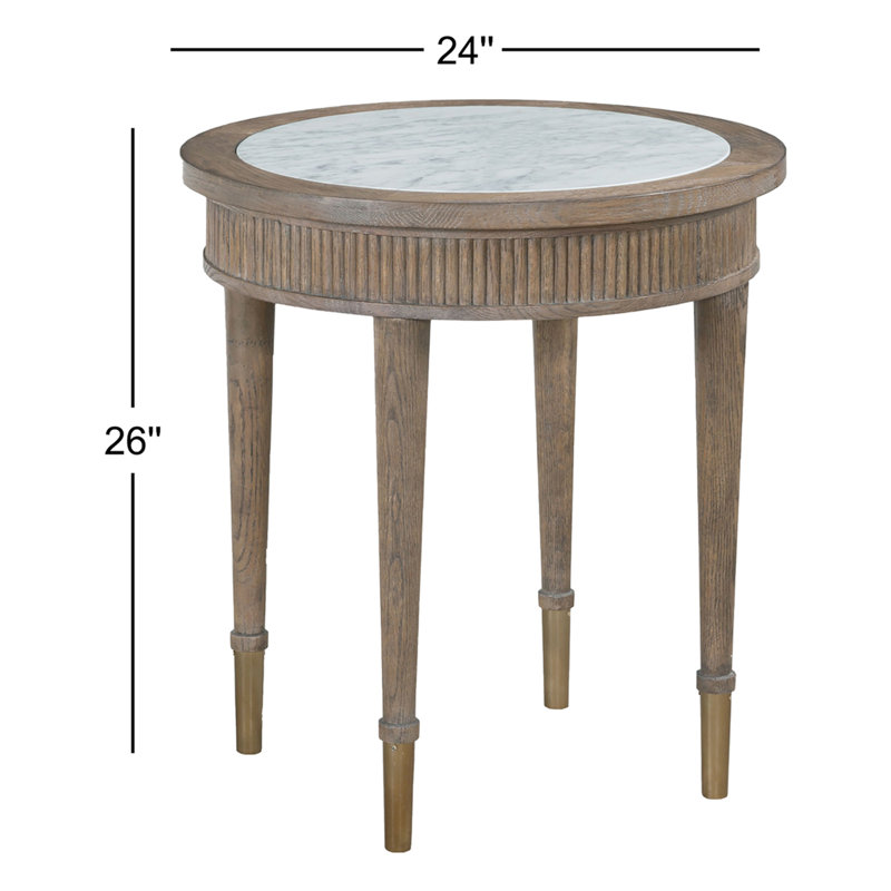 Provence Marble End Table