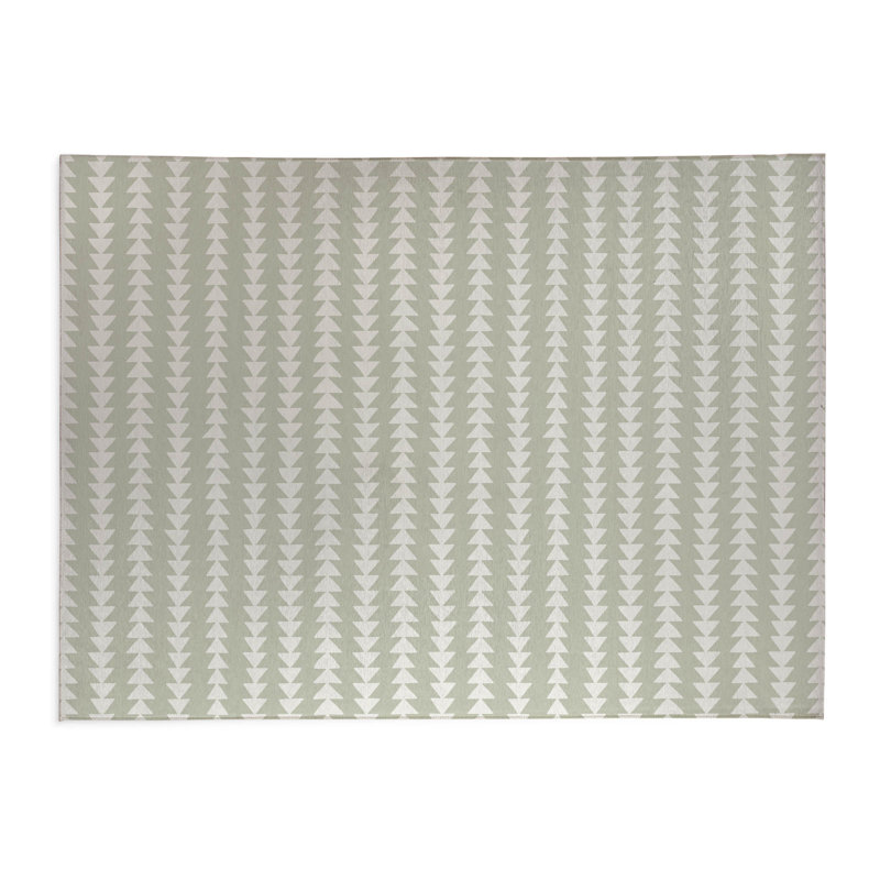 Tapis de cuisine Tribal Arrows, Vert clair, Rectangulaire 2 pi x 3 pi