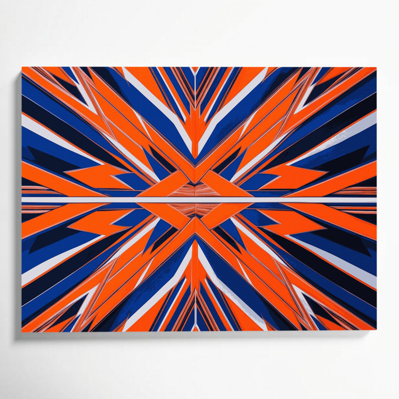 Art mural sur toile rigide Hard Edge 87, H 11 po x l 14 po
