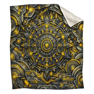 Couvertures complexes de mandala métalliques